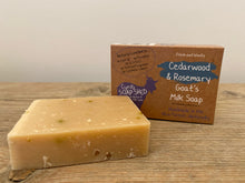 Load image into Gallery viewer, cyril's soap shed - cedarwood & rosemary