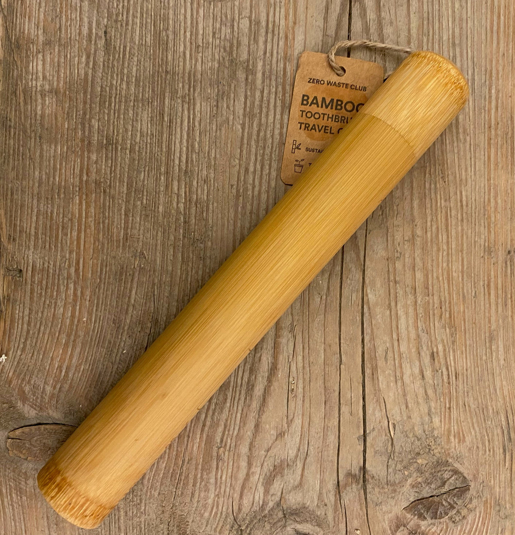 zero waste club -bamboo travel toothbrush case