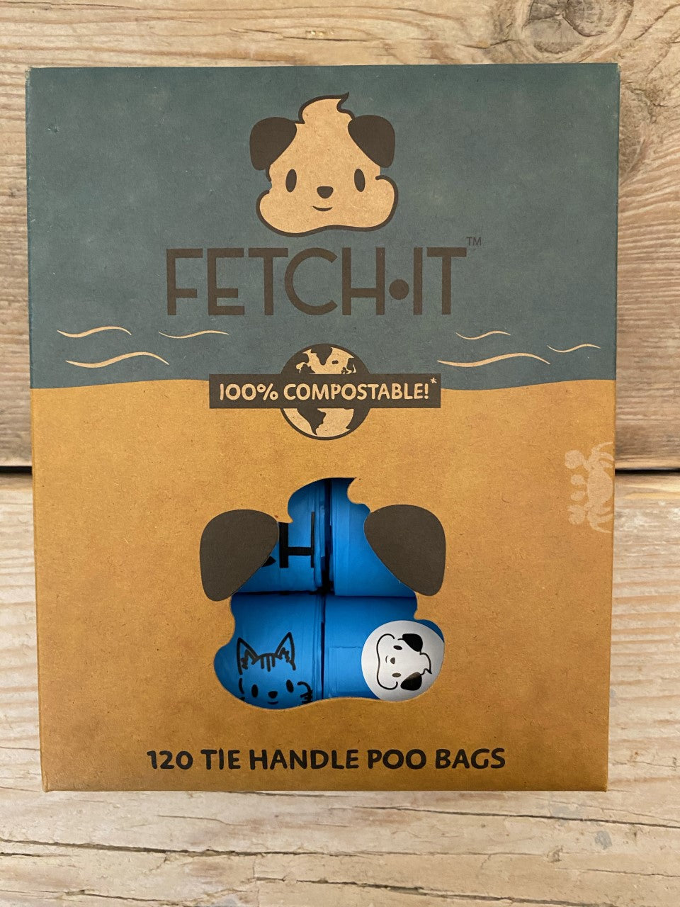 fetch.it poo bags - with tie handles