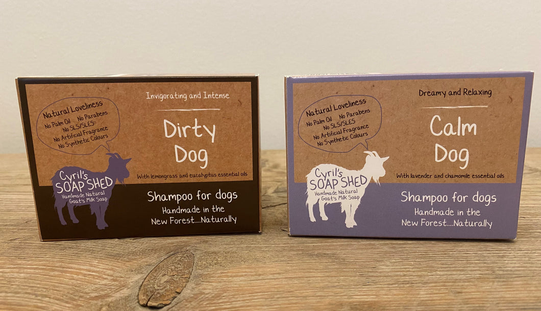 cyril's soap shed - calm dog shampoo