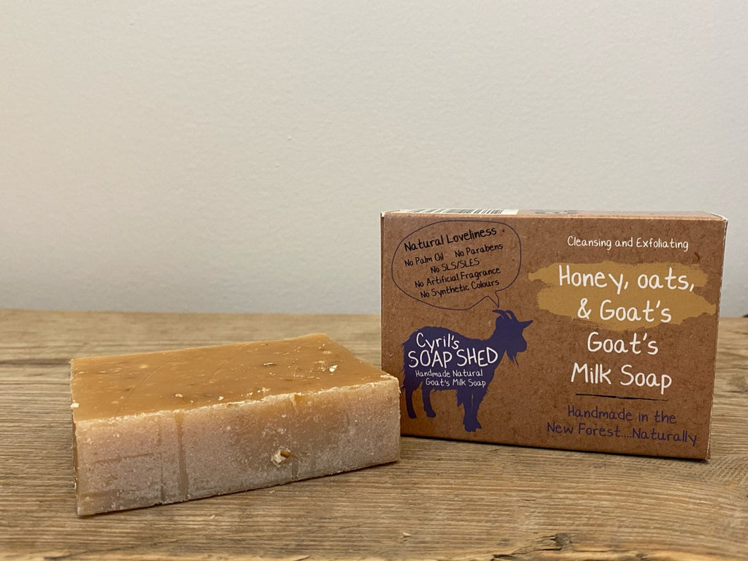 cyril's soap shed - honey, oats & goats