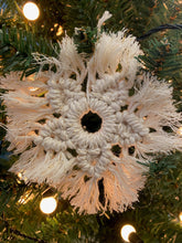 Load image into Gallery viewer, macramé snowflake
